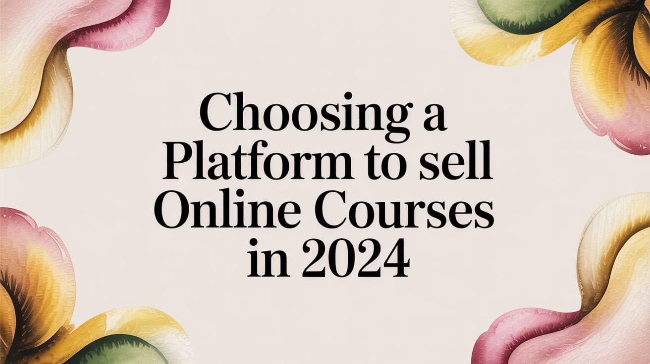 How to Choose a Platform to Sell Online Courses in 2024