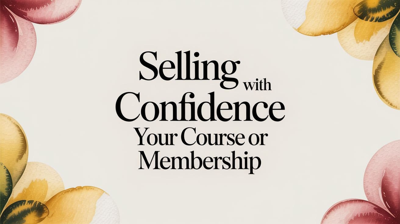 How to Sell With Confidence: A Practical Guide for Creators