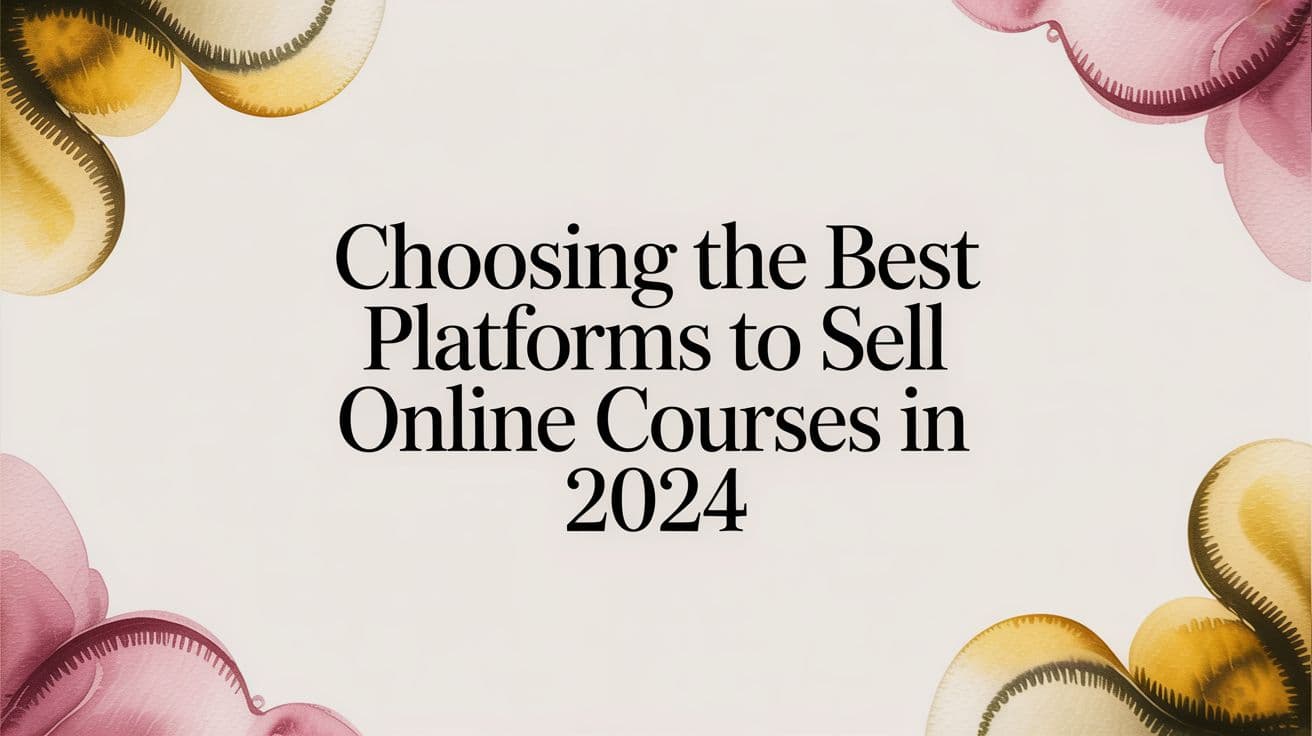 A Practical Guide to the Best Platforms to Sell Online Courses in 2024