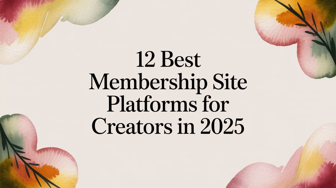 Platform Membership 12 Best Membership Site Platforms for Creators in 2025 | Kampunity