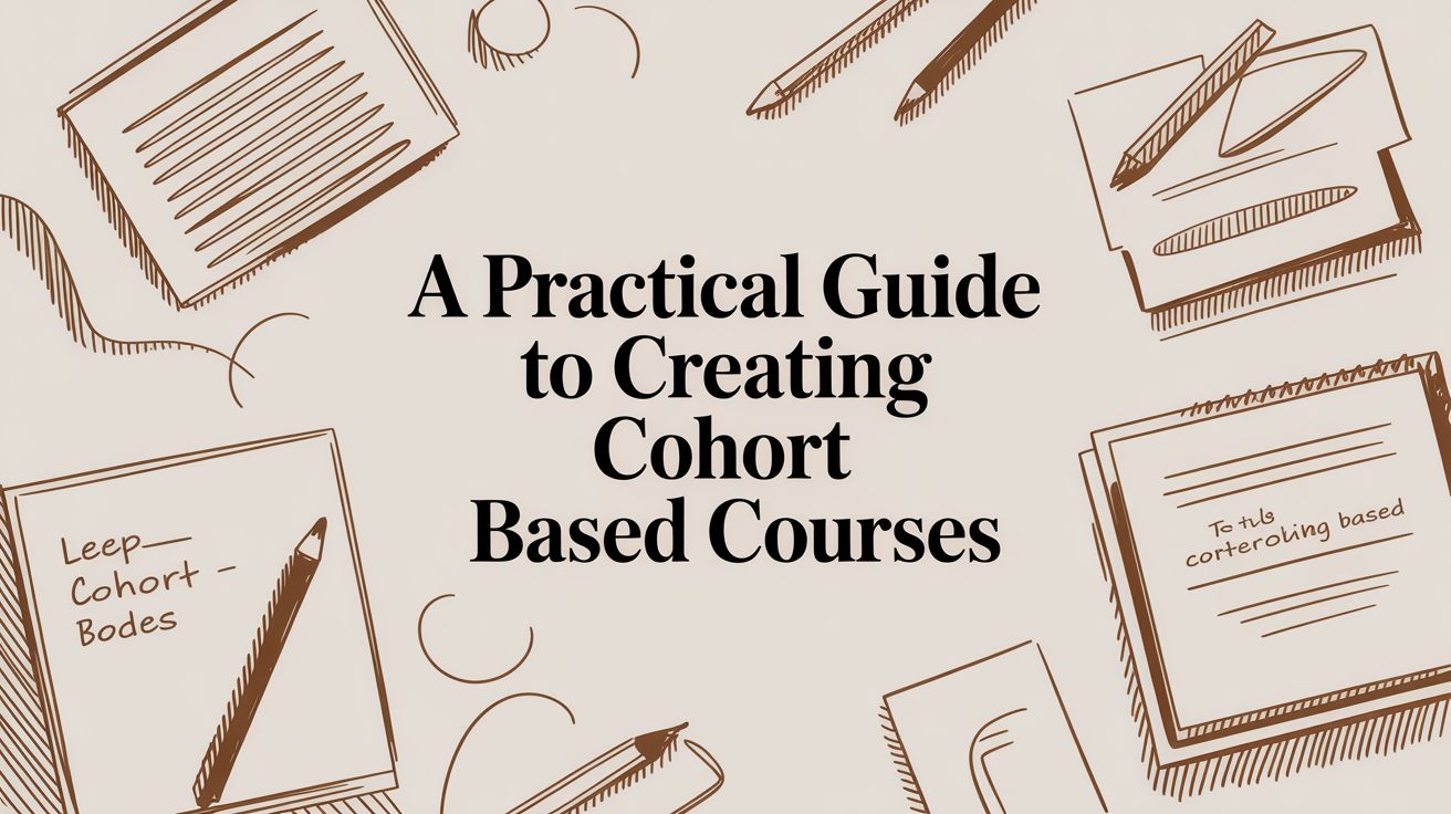 A Practical Guide to Creating Cohort Based Courses | Kampunity